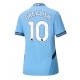 Manchester City Jack Grealish #10 Replike Domaci Dres za Ženska 2024-25 Kratak Rukav